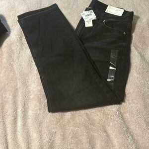 American eagle super high-rise ankle straight Black Jean